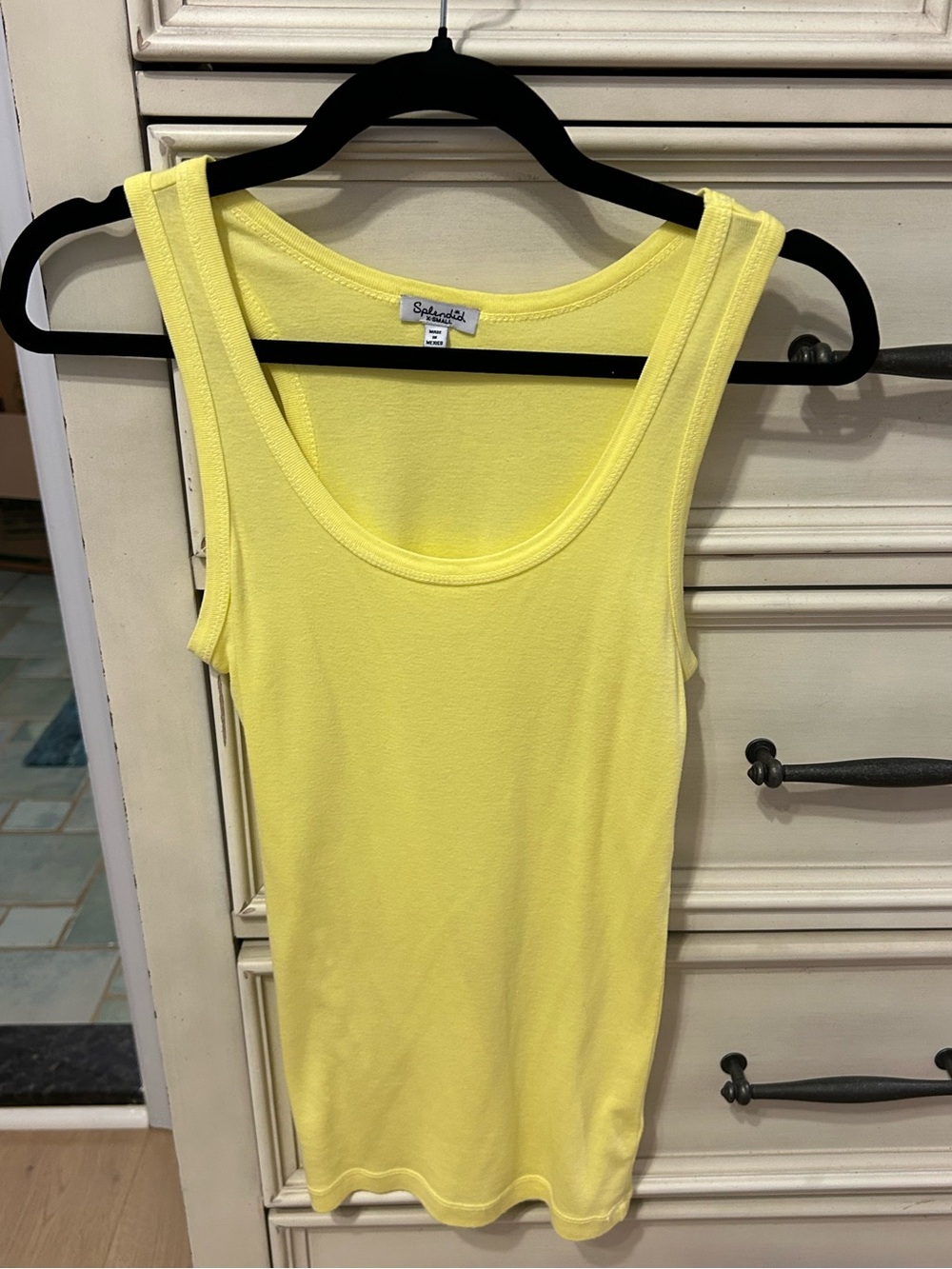 Splendid yellow tank top